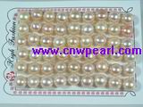 wholesale 8.5-9mm AAA grade pink bread loose pearl beads